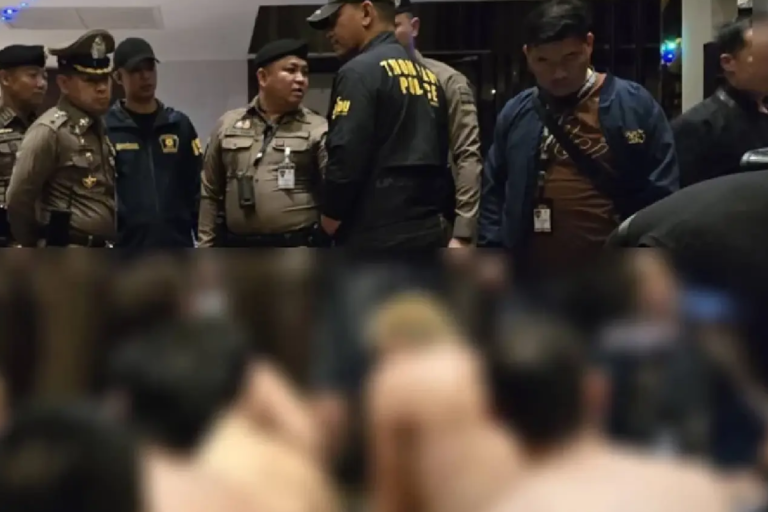 Polisi Thailand gerebek pesta narkoba yang melibatkan 124 orang, kebanyakan laki-laki hanya mengenakan celana dalam. Simak selengkapnya di sini.